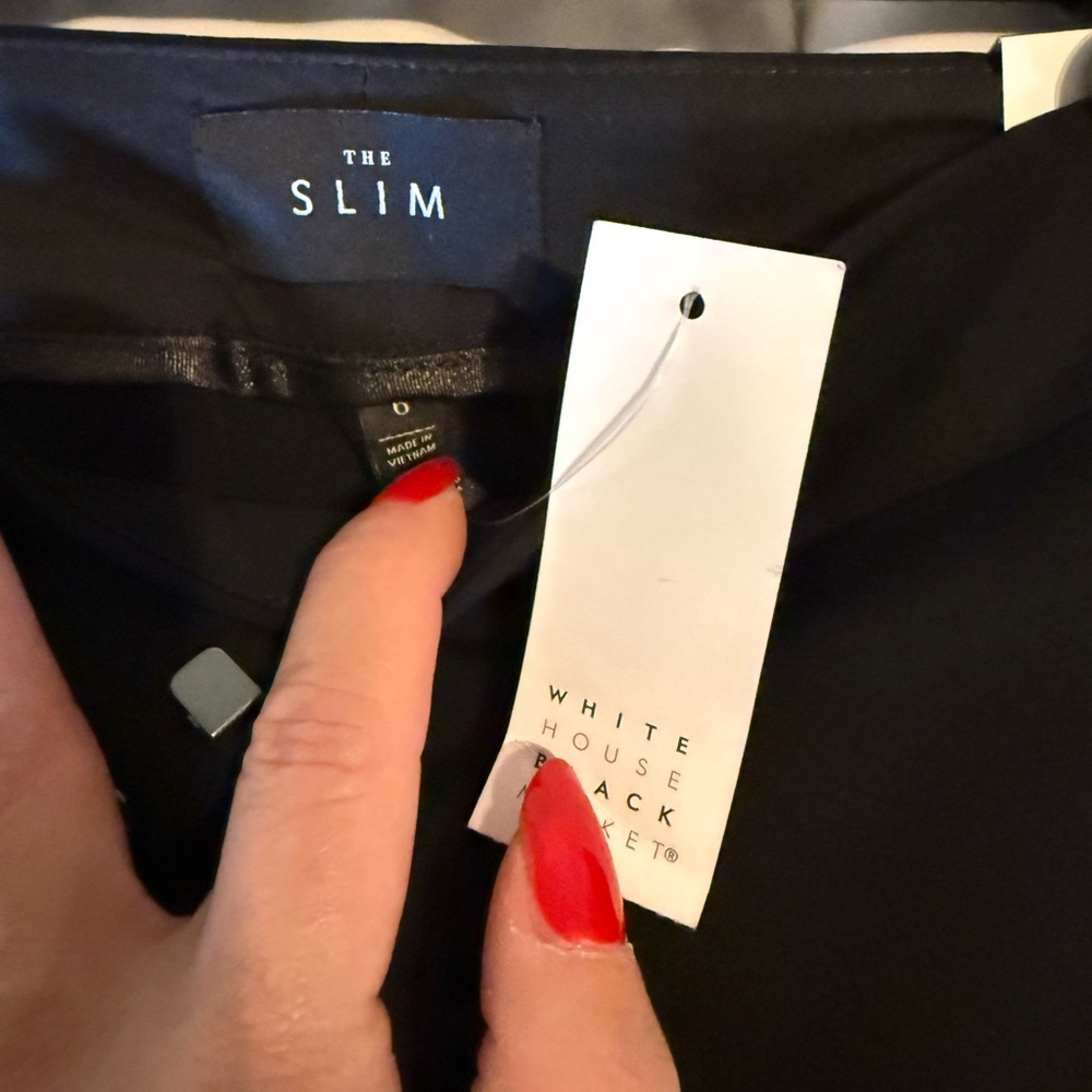 White House Black Market Classic Black slacks